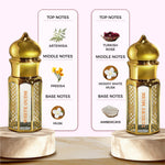 White Oudh And Luxury Musk Attar Combo For Men