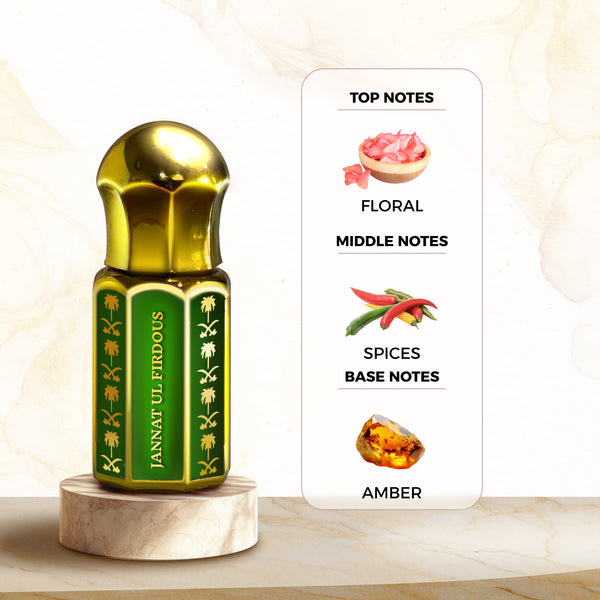 Jannatul Firdaus Non Alcoholic Attar For Men