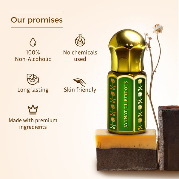 Jannatul Firdaus Non Alcoholic Attar For Men