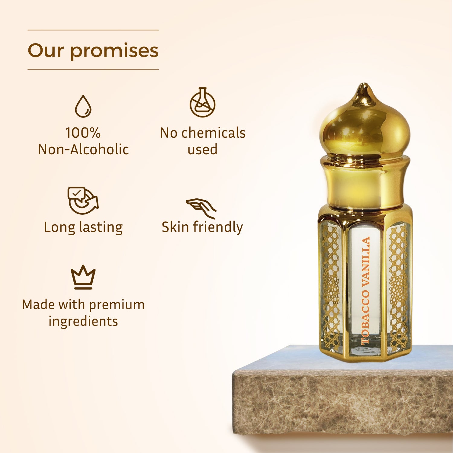 Tobacco Vanilla Non Alcoholic Unisex Attar – zuhuraloasis